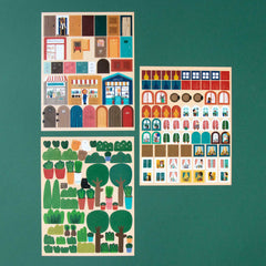 Londji Sticker-Set Chez Moi - Thema zu Hause für Kinder ab 4 Jahren