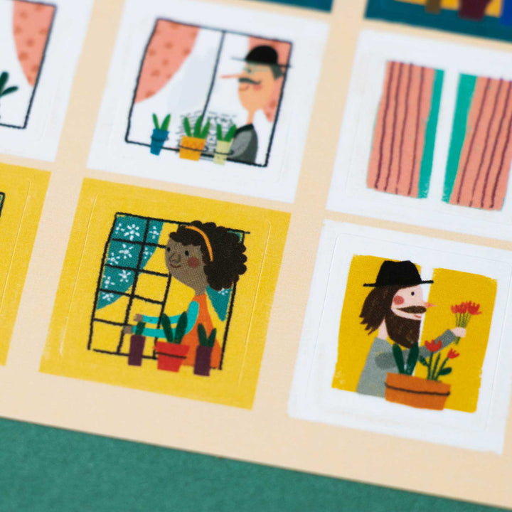 Londji Sticker-Set Chez Moi - Thema zu Hause für Kinder ab 4 Jahren