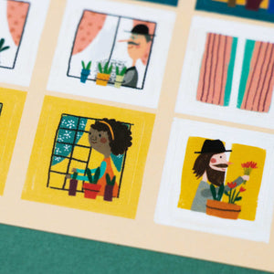 Londji Sticker-Set Chez Moi - Thema zu Hause für Kinder ab 4 Jahren