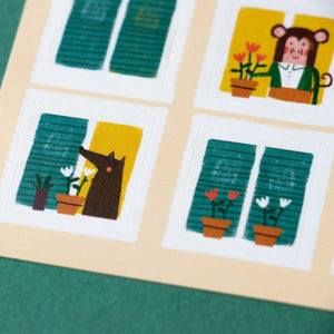 Londji Sticker-Set Chez Moi - Thema zu Hause für Kinder ab 4 Jahren