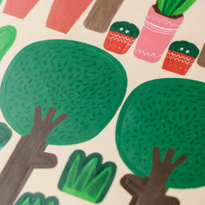 Londji Sticker-Set Chez Moi - Thema zu Hause für Kinder ab 4 Jahren