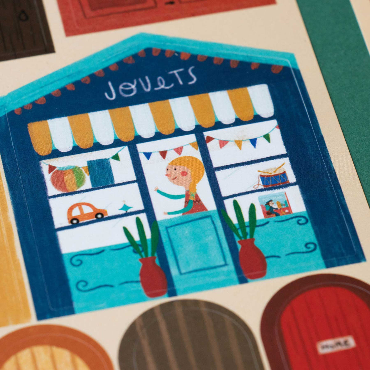 Londji Sticker-Set Chez Moi - Thema zu Hause für Kinder ab 4 Jahren