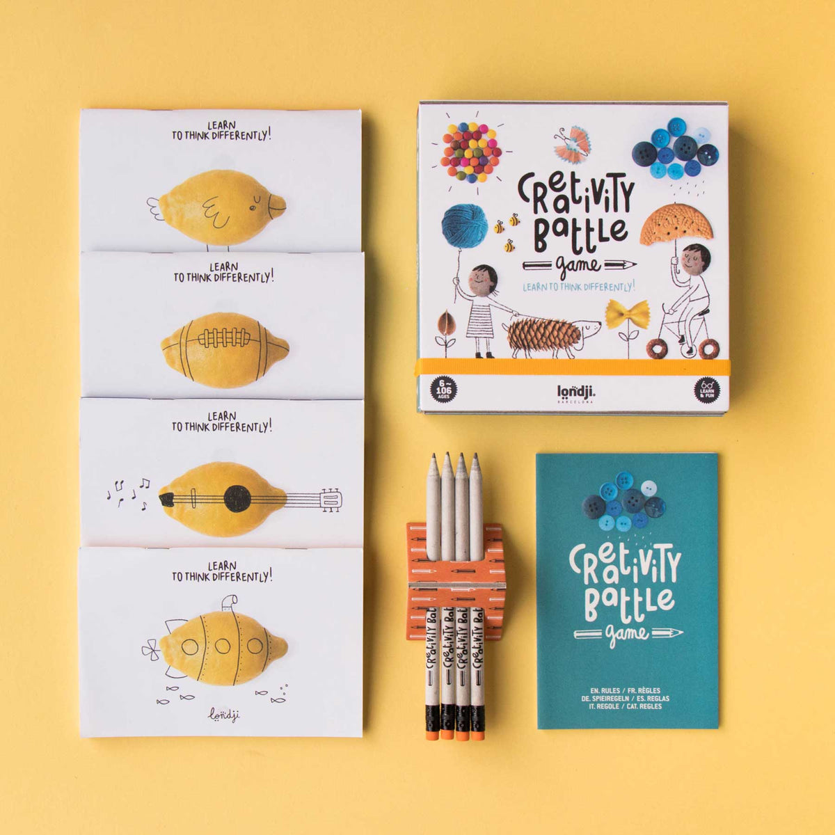 Creativity Battle von Londji - Kreativitätsspiel für Kinder ab 6 Jahren