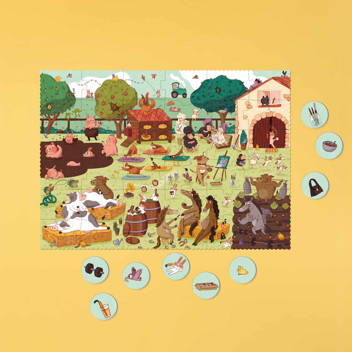 Puzzle Farmtastic von Londji - für Kinder von 3-6 Jahren
