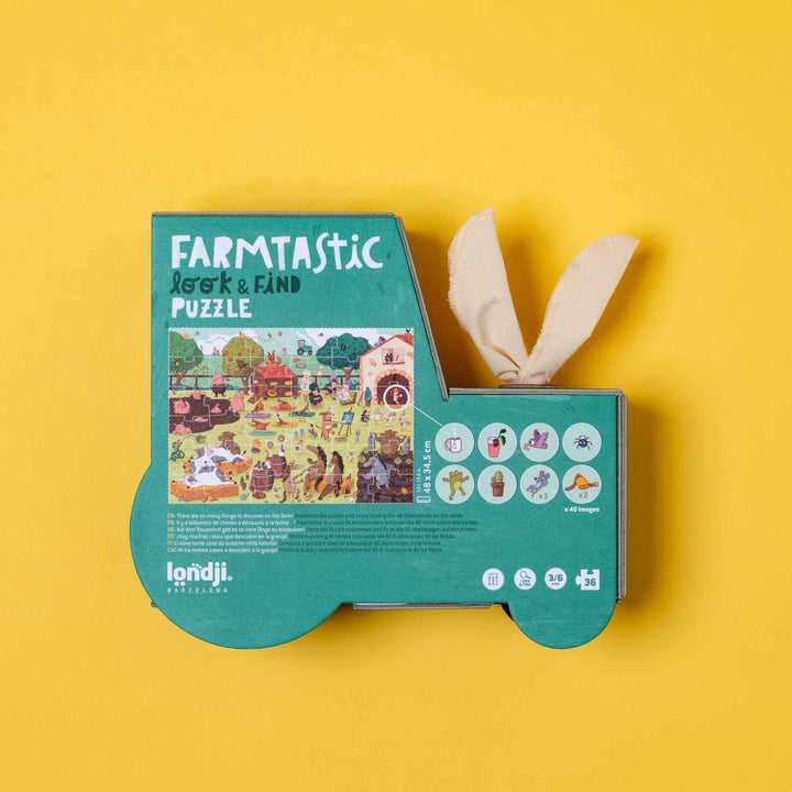 Puzzle Farmtastic von Londji - für Kinder von 3-6 Jahren