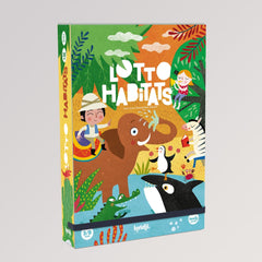 Lotto - Habitats | Lernspiel Lebensraum Tiere von Londji