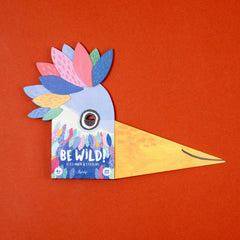 Maske Be Wild! Bird - Vogelmaske & Sticker von Londji für Kinder ab 4 Jahren