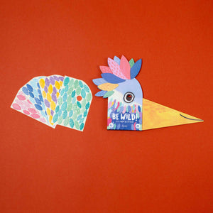 Maske Be Wild! Bird - Vogelmaske & Sticker von Londji für Kinder ab 4 Jahren