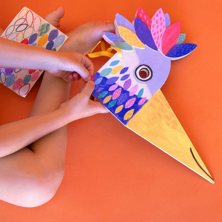 Maske Be Wild! Bird - Vogelmaske & Sticker von Londji für Kinder ab 4 Jahren