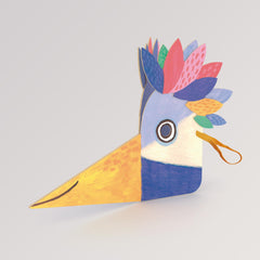 Maske Be Wild! Bird - Vogelmaske & Sticker von Londji für Kinder ab 4 Jahren