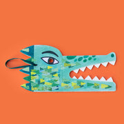 Be Wild! Crocidile - Maske für Kinder zum Verkleiden und bekleben mit Sticker von Londji