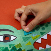 Be Wild! Crocidile - Maske für Kinder zum Verkleiden und bekleben mit Sticker von Londji