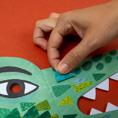 Be Wild! Crocidile - Maske für Kinder zum Verkleiden und bekleben mit Sticker von Londji