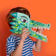 Be Wild! Crocidile - Maske für Kinder zum Verkleiden und bekleben mit Sticker von Londji