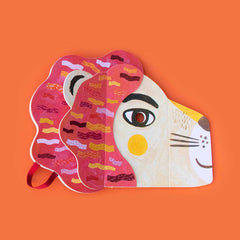 Be Wild! Lion - Maske Löwe für Kinder zum selbst gestalten mit Sticker