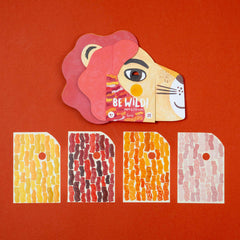 Be Wild! Lion - Maske Löwe für Kinder zum selbst gestalten mit Sticker