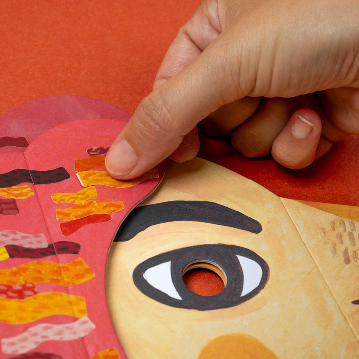 Be Wild! Lion - Maske Löwe für Kinder zum selbst gestalten mit Sticker