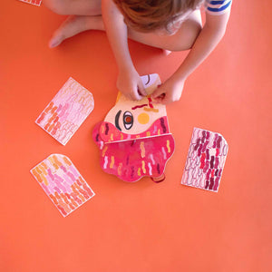 Be Wild! Lion - Maske Löwe für Kinder zum selbst gestalten mit Sticker