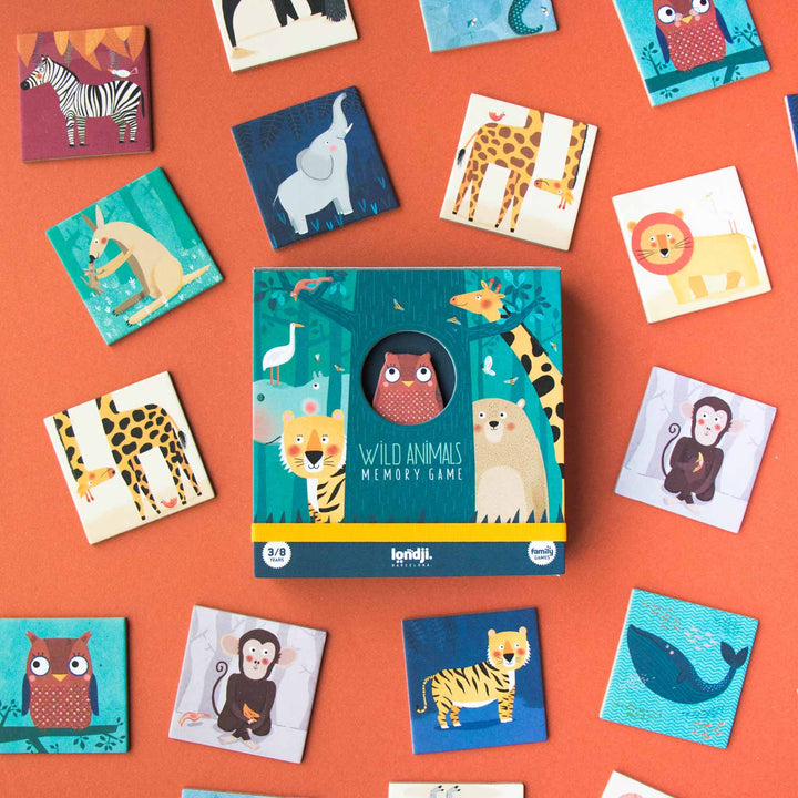 Memospiel -Wild Animals von Londji