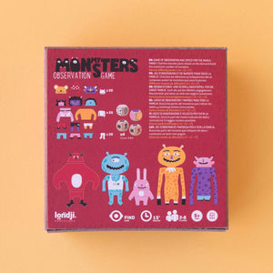 My Monsters von Londji - Geschwindigkeitsspiel und Familienspiel für Kinder