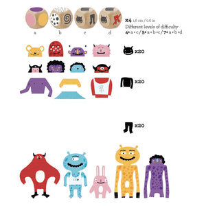 My Monsters von Londji - Geschwindigkeitsspiel und Familienspiel für Kinder