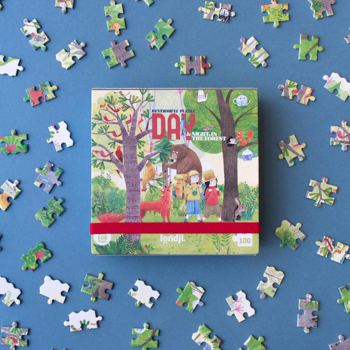 Pocket Puzzle - Night & Day in the Forest von Londji