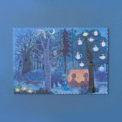 Pocket Puzzle - Night & Day in the Forest von Londji