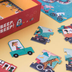 Puzzle Beep Beep! von Londji für Kinder