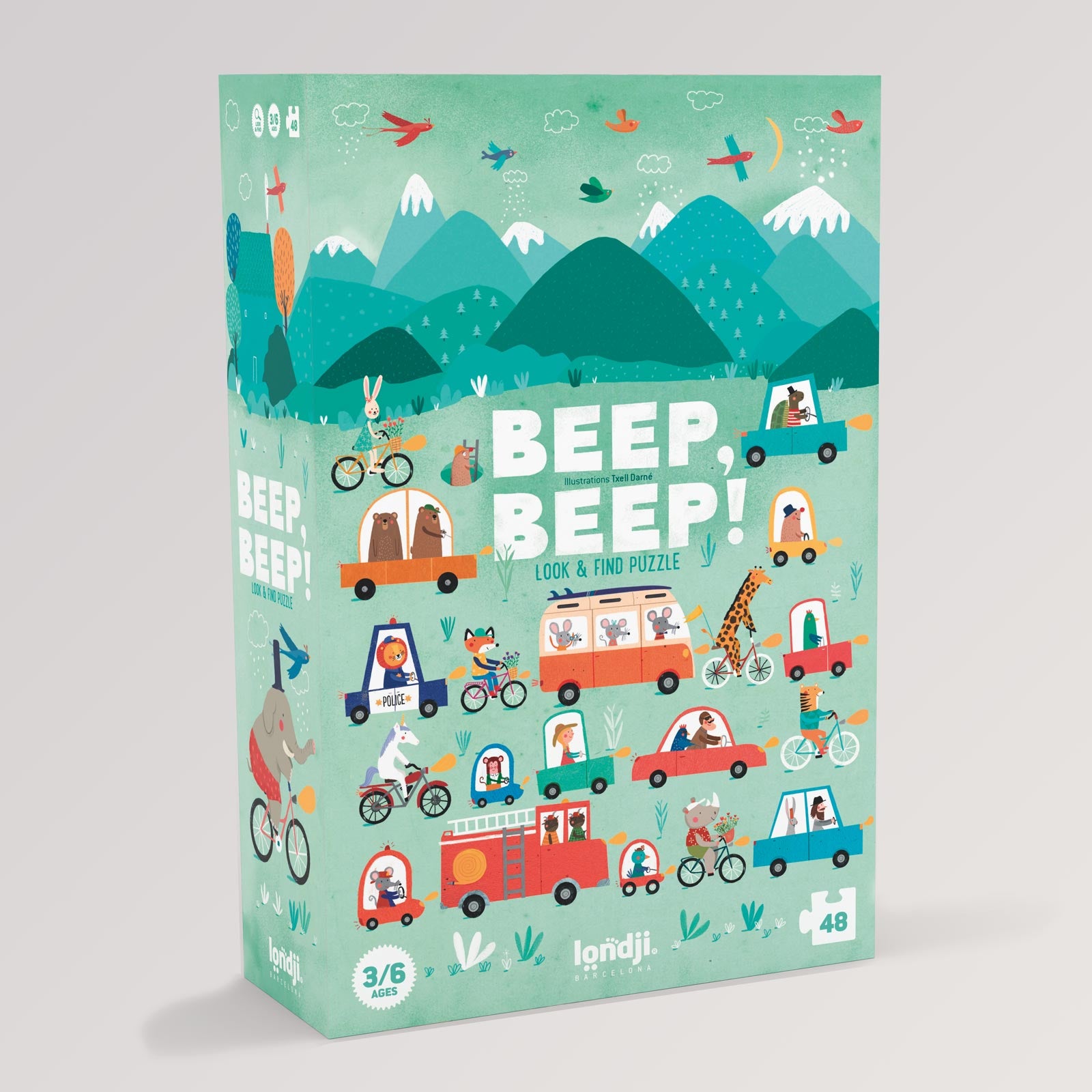 Puzzle Beep Beep! von Londji für Kinder