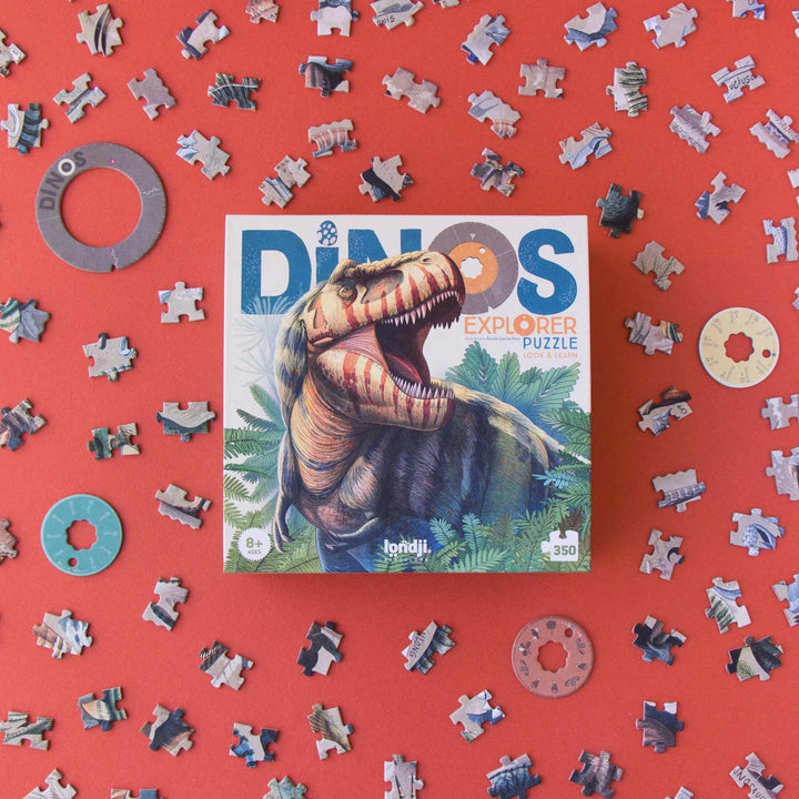 Puzzle Dinos Explorer | Lernpuzzle Dinosaurier von Londji