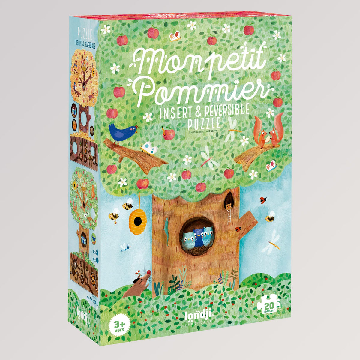 Puzzle Mon Petit Pommier von Londji. Wendepuzzle für Kinder