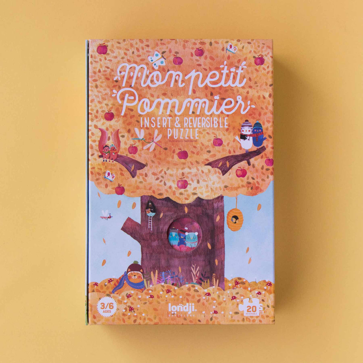 Puzzle Mon Petit Pommier von Londji. Wendepuzzle für Kinder