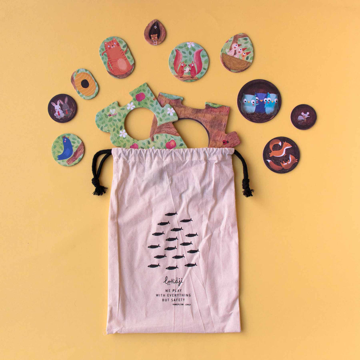 Puzzle Mon Petit Pommier von Londji. Wendepuzzle für Kinder