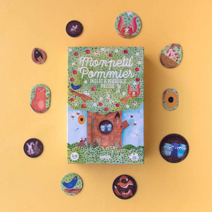Puzzle Mon Petit Pommier von Londji. Wendepuzzle für Kinder