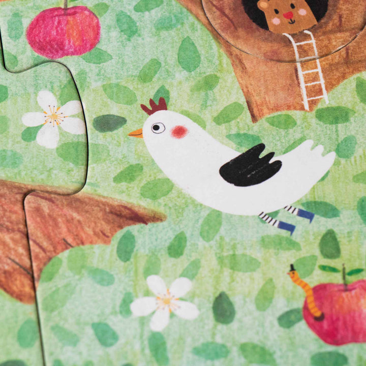 Puzzle Mon Petit Pommier von Londji. Wendepuzzle für Kinder