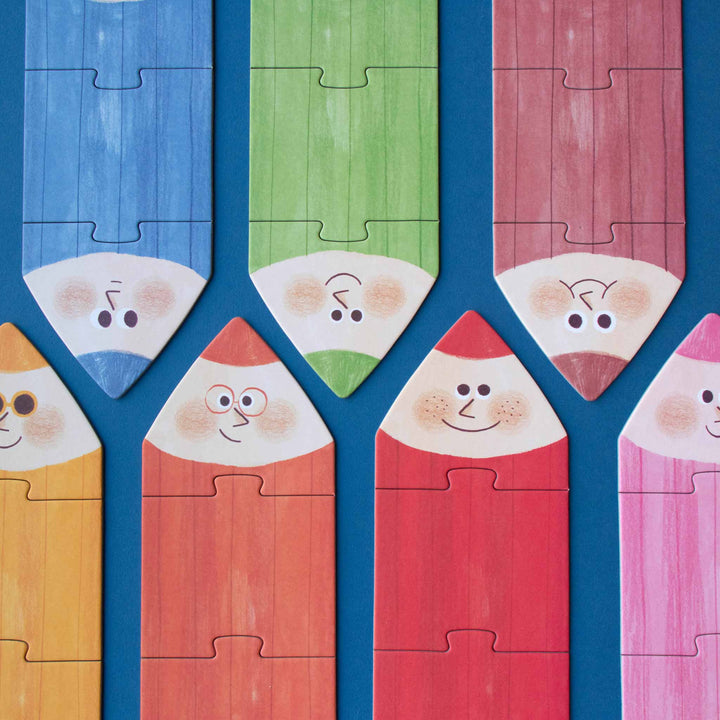 Puzzle My Colours von Londji - Puzzle Inhalt in 7 Farben