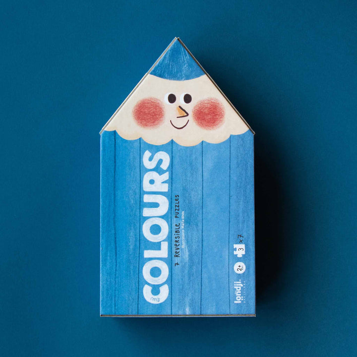 Puzzle My Colours von Londji - Puzzle Box in Farbe blau