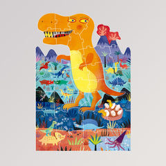 Puzzle - My T-Rex | Dinosaurier Formenpuzzle von Londji