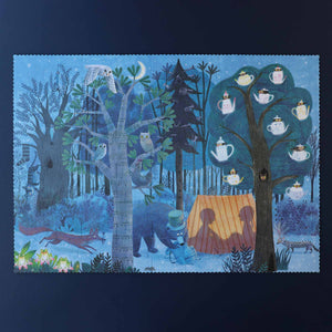 Puzzle Night & Day in the Forest | Wendepuzzle | 54 Teile