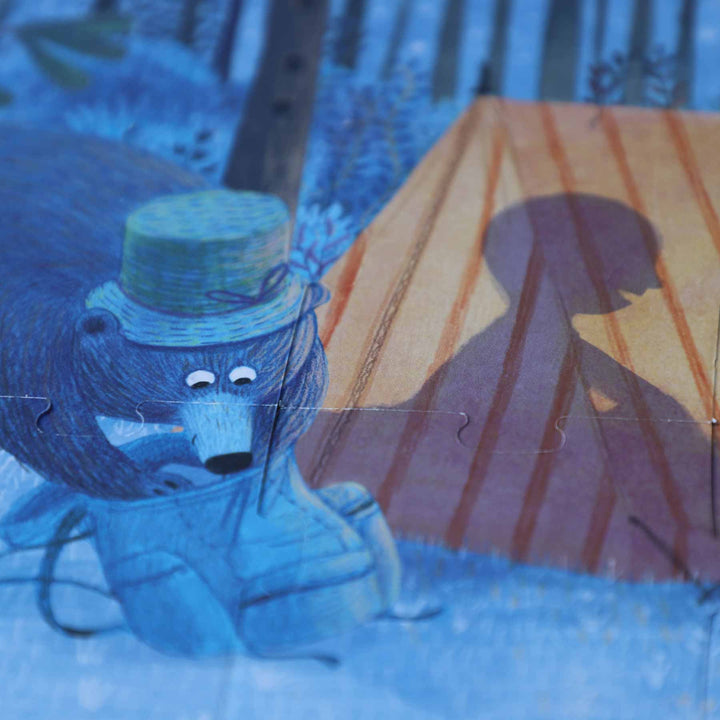 Puzzle Night & Day in the Forest | Wendepuzzle | 54 Teile