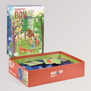 Puzzle Night & Day in the Forest | Wendepuzzle | 54 Teile