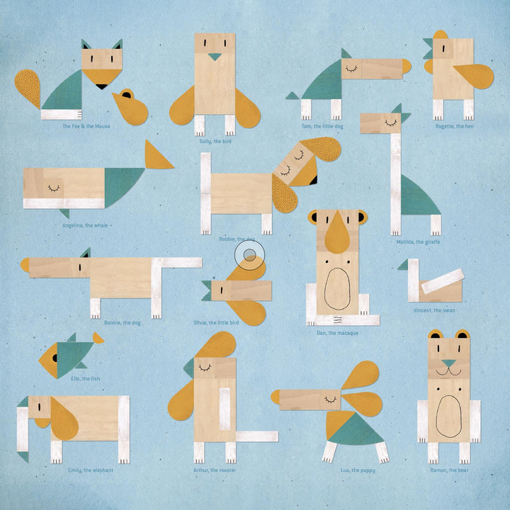 Tangram - The Fox & The Mouse von Londji
