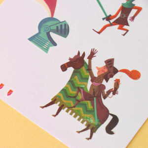 Tattoos Chevaliers von Londji - Ritter für Kinder