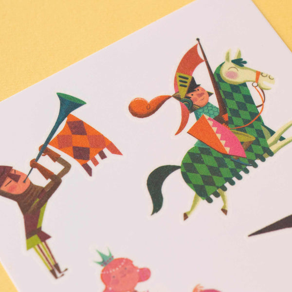 Tattoos Chevaliers von Londji - Ritter für Kinder