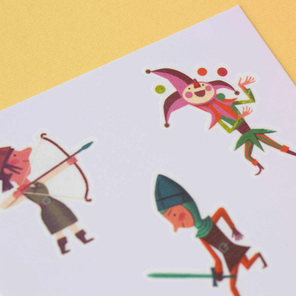 Tattoos Chevaliers von Londji - Ritter für Kinder