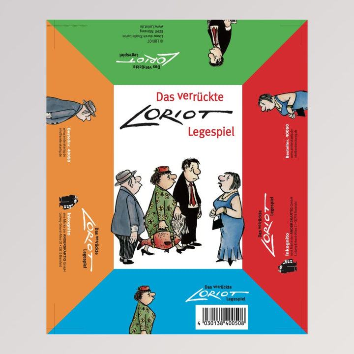 Das verrückte Loriot Legespiel - Box Front
