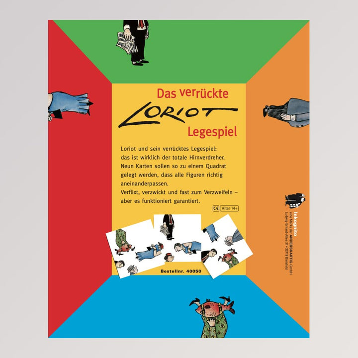 Das verrückte Loriot Legespiel - Box Front