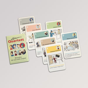 Loriot Quartett - Menschen die man nicht vergisst - Karten mit Box