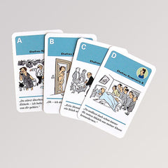 Loriot Quartett - Menschen die man nicht vergisst - Karten blau