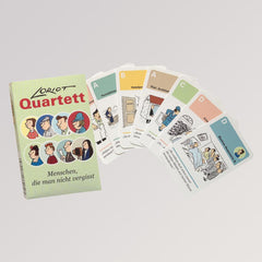Loriot Quartett - Menschen die man nicht vergisst - Karten mit Box